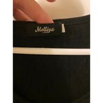 Black Maternity Henley button up tunic length top XL Size undefined Photo 2