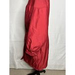 Columbia Womens Red Long Insulated Heavy Coat Hooded Parka Full Zip Sz M Photo 6