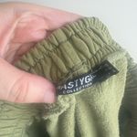 Nasty Gal Olive Green Textured Joggers Pants Cargo Size 14 Photo 5