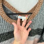 C&C California  Crew Neck Sweater Womens Marl Striped Canyon 2X Photo 2
