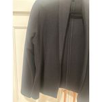 Eileen Fisher Petite Black Shawl Collar Cardigan Jacket 100% Wool Made in USA L Photo 1