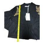 Grace Karin  sparkly black rhinestone cropped cardigan Size Small Photo 4