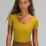 Lululemon  Align Tee  - Auric Gold - Size 10 Photo 0