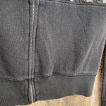 PINK - Victoria's Secret  Black Silver Sequin Bling Full Zip Sweater, XS Photo 4