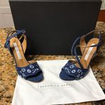 Veronica Beard NWB  Suma Chambray Denim Pumps sz7 Photo 2