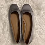 ASOS  DESIGN Silver Ballet Flats Slide On Dress Shoes size 4 US size 6 BNWOT Photo 14