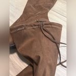Vepose Suede Thigh High Over The Knee Boots Size 8.5 Brown Photo 4