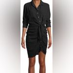 Peyton Jensen Asymmetrical Black Dress Photo 0