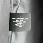 Anne Klein  Women's 100% Wool Black Coat Size 12 Photo 8