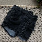 Free People Black Lace-up Shots Size 25 Photo 6