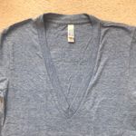 American Apparel “The Track Shirt” Light Blue Tee Photo 1