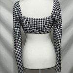 Princess Polly Princess Poly Black and White Fitted Bustier Blouse Photo 2