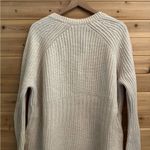 All Saints Size Large Cream Wool Alpaca Blend Riva V Neck Hi Low Jumper Sweater Photo 10