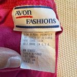 Vintage Avon Fashions Fuchsia Pocket T Shirt Womens MM Ribbed Cuffs Pink Size M Photo 1