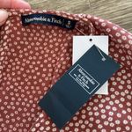 Abercrombie & Fitch Abercrombie romper long sleeve rust brown ditsy floral western small new NWT Photo 8