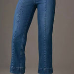 Anthropologie Pilcro 70’s the high rise slim crop seam front jeans 28 Photo 0