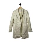 Avec Les Filles Women’s Leather Blazer Dress in Cream Size M Photo 6