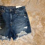 American Eagle  Outfitters | Ripped Dark Blue 90s boyfriend Jean shorts size 2 Photo 3