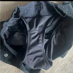 Lululemon Athletica Black Ruffle Lined Speed Running With Reflective Photo 5