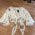 Lost + Wander  Senorita Floral Crop Top Size Medium Photo 3