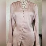 EXPRESS Portofino Light Pink Long Sleeve Top Size:SP Photo 2