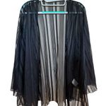 Frederick's of Hollywood  Black Sheer Short Robe Med. Photo 0