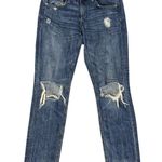Rag and Bone For Intermix Boyfriend Jeans Distressed Knees Holes Buckley Blue 24 Photo 1