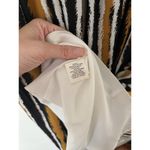 Ronny Kobo Brown Black Tiger Striped V Neck Maxi Dress Size Medium Photo 8