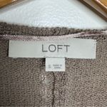 Loft  Open Front Lightweight Open Front Cardigan Sweater Women’s Size Small Brown Photo 2