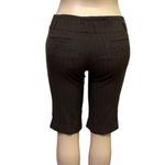 Tracy Evans  Limited Brown Striped Business Casual Bermuda Shorts Juniors 5 Photo 5