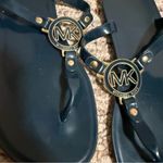Michael Kors  Dark Navy Charm Jelly Sandals- Size 8 Photo 3