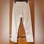 AGOLDE  High Rise Straight Leg 90's Button Fly Jeans White Size‎ 26 Photo 2