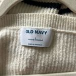 Old Navy SoSoft V-neck Cocoon Old Money Aesthetic Black and White Knit Sweater Photo 9