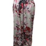 Vintage Y2K Gilligan & O’Malley Floral Silky Pajama Set Womens Med Purple Photo 6