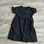 Time & Tru  black dress with ruffle sleeves Photo 2