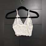 Bozzolo  Vintage White Lace Bralette Crop Tank Top Women’s Sz S EUC Photo 3