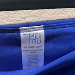 Time And Tru New Women’s Plus Royal Blue Mid Rise Bikini Bottoms 3X Photo 8