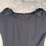 Ann Taylor  Dress Womens 2 Black Sheath Bows Feminine Neutral Party Casual Office Photo 4