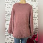 Davi & Dani  Dust Pink Fuzzy Sweater Photo 3