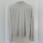Tommy Bahama  Womens Quarter Long Sleeve Zip Shirt XL White‎ Golf Tennis Photo 2