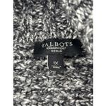Talbots Sweater Womens Plus Sz 1X Draped Chunky Knit Open Front Cardigan Alpaca Photo 1