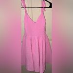 Lulus  Cute and Sweet Pink Tie-Back Mini Skater Dress size small Photo 2