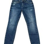 Pistola Cara High Rise Vintage Distressed Skinny Ankle Jeans in Essex Wash 27 Photo 0