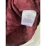 IRO Brynn Short Sleeve V-Neck Blouse Top Burgundy - size 36 / Small Photo 5