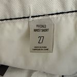 BDG Urban Outfitters‎  Pitched Waist White Denim Shorts Size 27 raw hem Photo 3