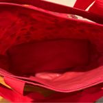 Flip Flop Clear Beach Tote Detachable Bag Insert Zip Top Shoulder Strap Red Photo 3