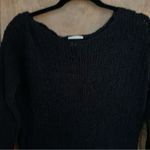 H & M Black loose knit sweater. Size XS Photo 2