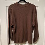 Free People  Beach Brown‎ Malibu Sweater Photo 5