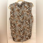 Maurice's  Plus Size 1X Double Layer Animal Mock Neck Tank Top Photo 2