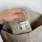 Sundance Menara Linen Blend Eyelet Scalloped Culottes Crop Pants Size XS Photo 9